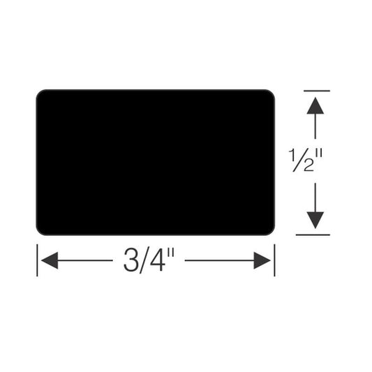 1/2" Rectangular Dense Extrusion