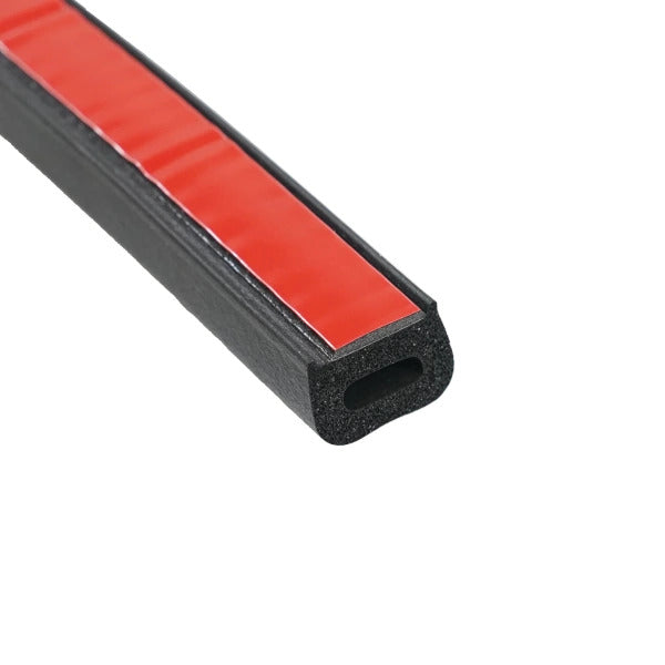 3/8" Rectangular Hollow with Peel-N-Stick - per ft.